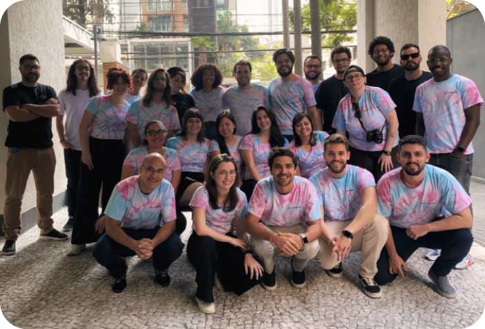 Sobre Nós Foto de todos os integrantes do time da Cumbuca - as Cumbuquinhas!